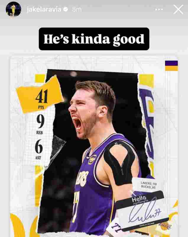 自己本場10中1!拉拉維亞賽后轉(zhuǎn)發(fā)東契奇海報:他挺厲害的