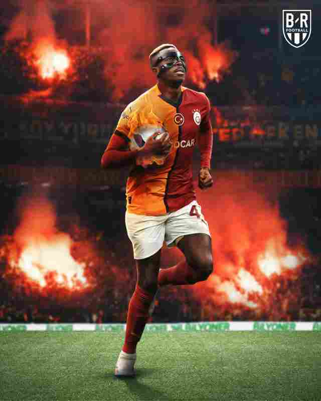 12場9球！官方：加拉塔薩雷前鋒奧斯梅恩大腿拉傷